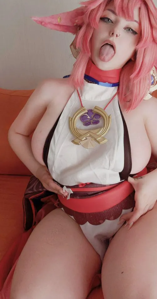 Thumbnail Kuroitsune Cosplay: kuropuppi's Take on Yae Miko