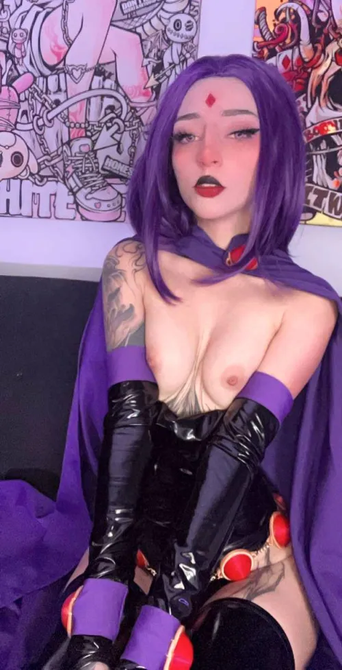Thumbnail Raven from Teen Titans: Allure in NSFW Costumes by Zoey