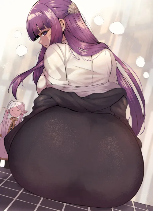 Thumbnail Skirts Can't Contain Fern: AnimeBooty Delight by cloudyfigma