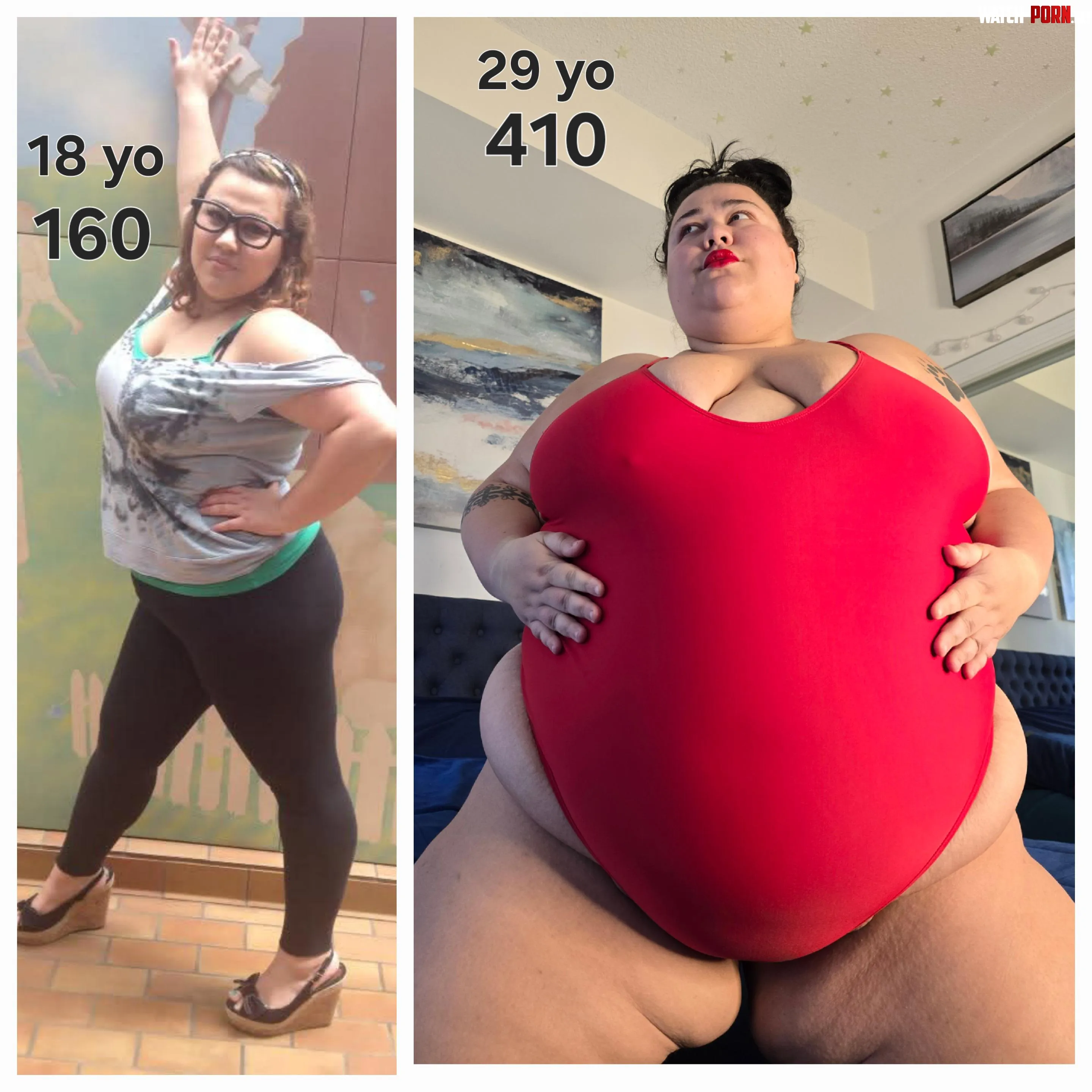 I intentionally gained every pound of weight on my body Each bite of food making me softer and softer until I wasam unrecognizable by DottieJune14
