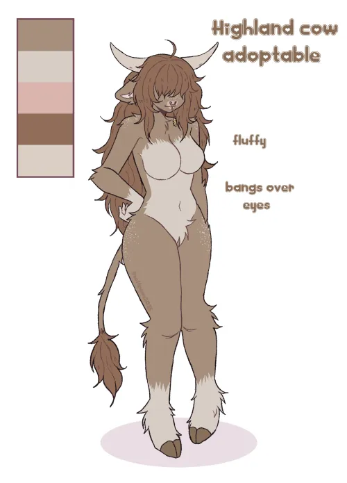 Thumbnail crystal_s0da's Whimsical Cow Characters: Furry Excellence