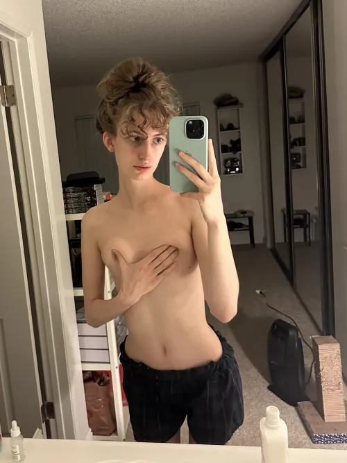 Thumbnail Mirror Selfie Playfulness: Itty Bitty Wonder by quarantinevagene