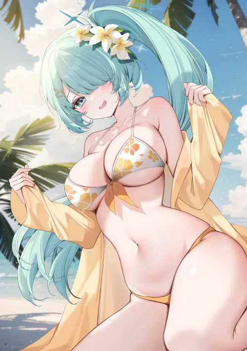 Thumbnail Sensual Swimsuit Hiyori by marxsander2016 in Swimsuit Hentai