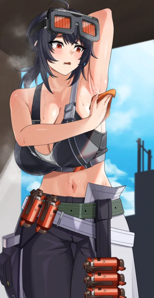 Thumbnail Grace's Concern about Smelly Armpits by Level-Ad5048 | animearmpits Category