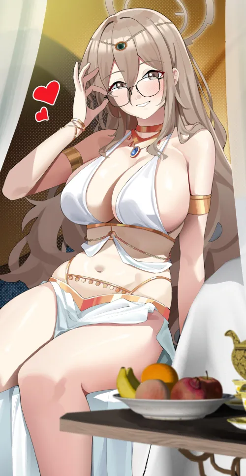 Thumbnail Dance of Seduction: 'Bellydancer Akane Haerge Blue Archive' by llamanatee BigAnimeTiddies