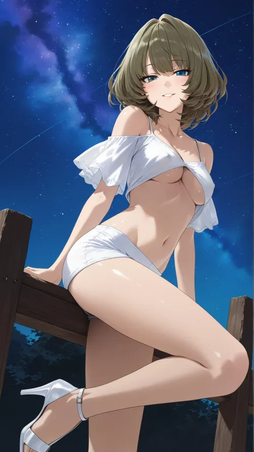 Thumbnail Kaede Takagaki in Idolmaster: a Journey in Thighdeology
