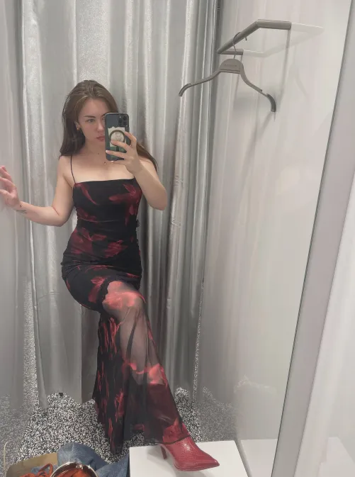 Thumbnail Teasing in Style: SweetyGirlyy's Favorite Dress Moment