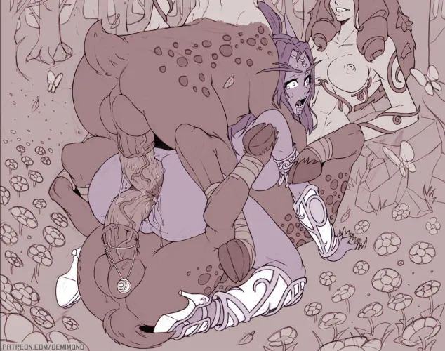 Thumbnail Unexpected Ending in the Forest by Da_Darius | HentaiBeast Category