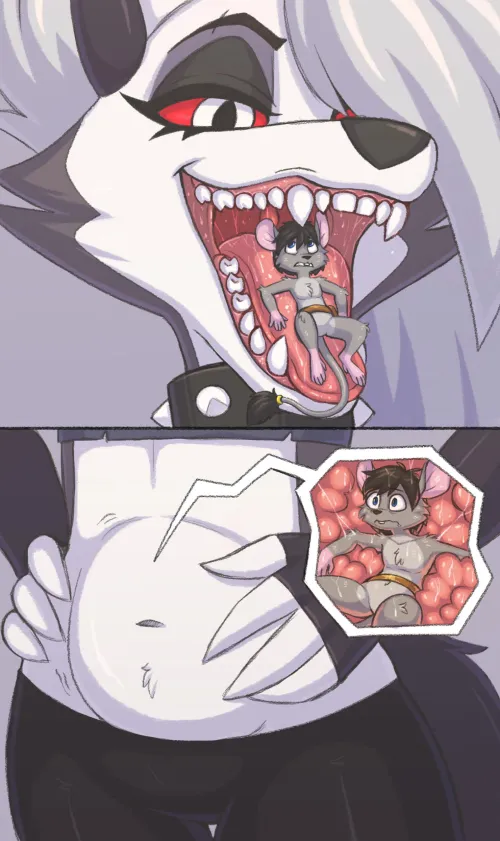 Thumbnail YCH Slot for PocketJabari by xXBluessinbinXx: Vore Art Creation