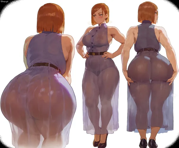 Thumbnail Discovering Nobara's Enormous Veiled Asset by KEKW2543 in the Ecchi Category