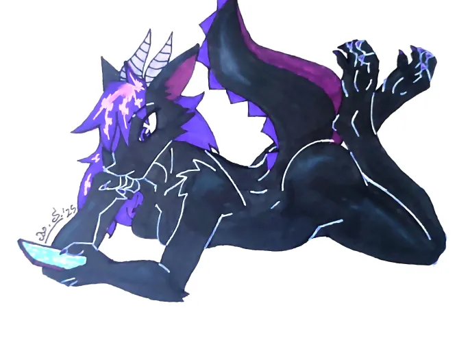Thumbnail Chilling with 'She' by Dalek_Sath: A Furry Encounter