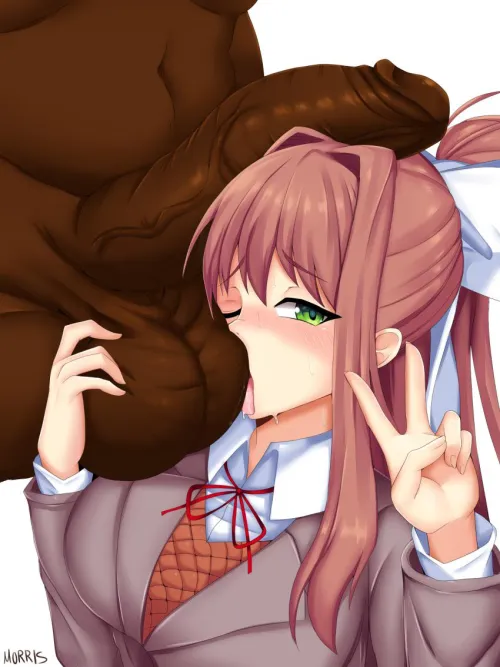 Thumbnail Monika's Preference: Enjoying Huge BBC