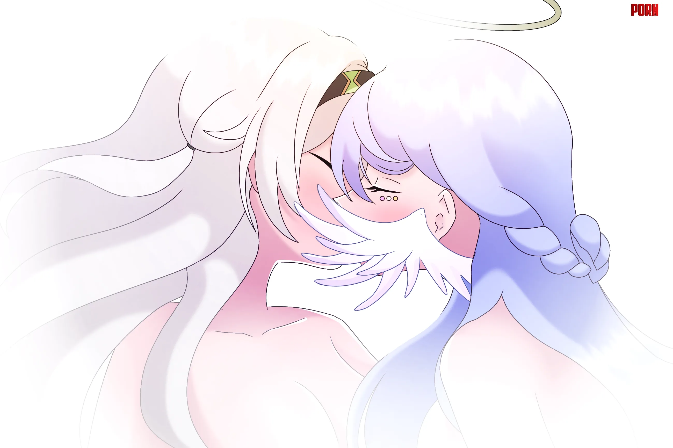 Its about time I got into Star Rail Im a new player and I decided to draw art of my favorite ship c by Fluffy_Promotion_709
