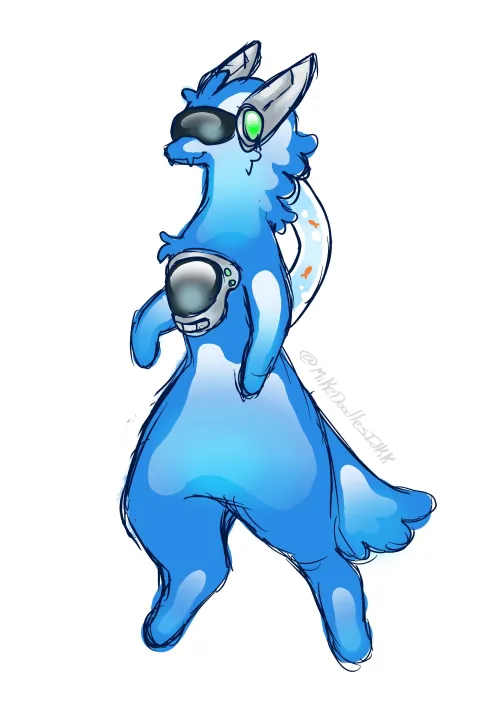 Thumbnail Successful_Egg_7214's Furry Creation: Meet Frutiger Aero Sona