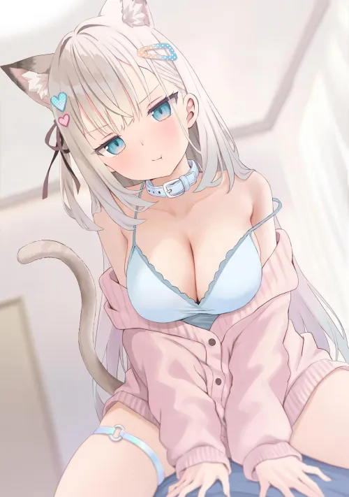 Thumbnail Pinned Down by a Pouting Catgirl by marxsander2016 | Pantsu Category