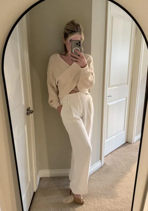 Thumbnail Office Elegance: Embrace the Vision of Legally_mel in White | Secretary