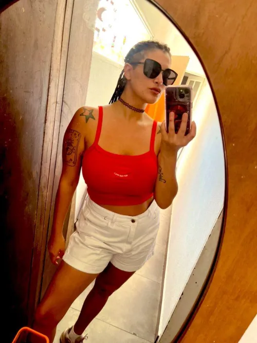 Thumbnail Missing my Braids in the Heat | Shaktits | croptopgirls