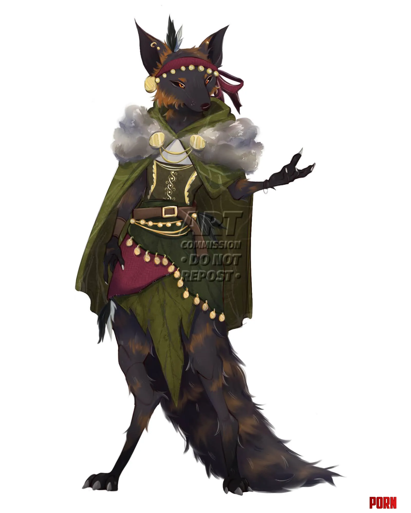 Vulpin commission LOOK HOW COOL THE OUTFIT ISS UGH  by humiiiii