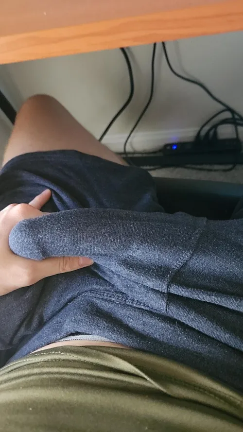 Thumbnail Exploring 29 Straight Under Desk Fun with West-Ad-5919 in the Bulges Category