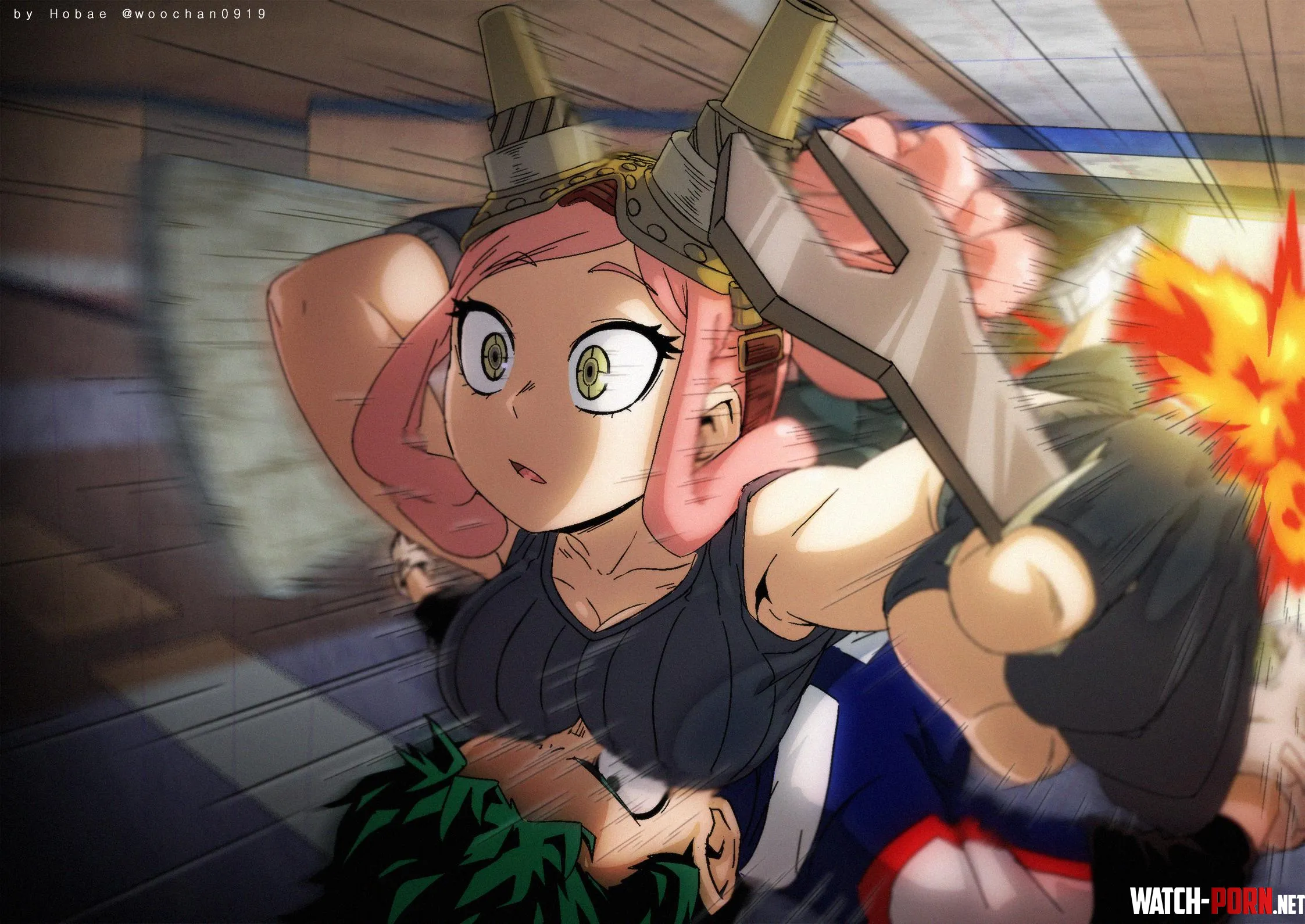 Mei Hatsume Has An Explosive Accident HoBae by IAmTheEndOfDays