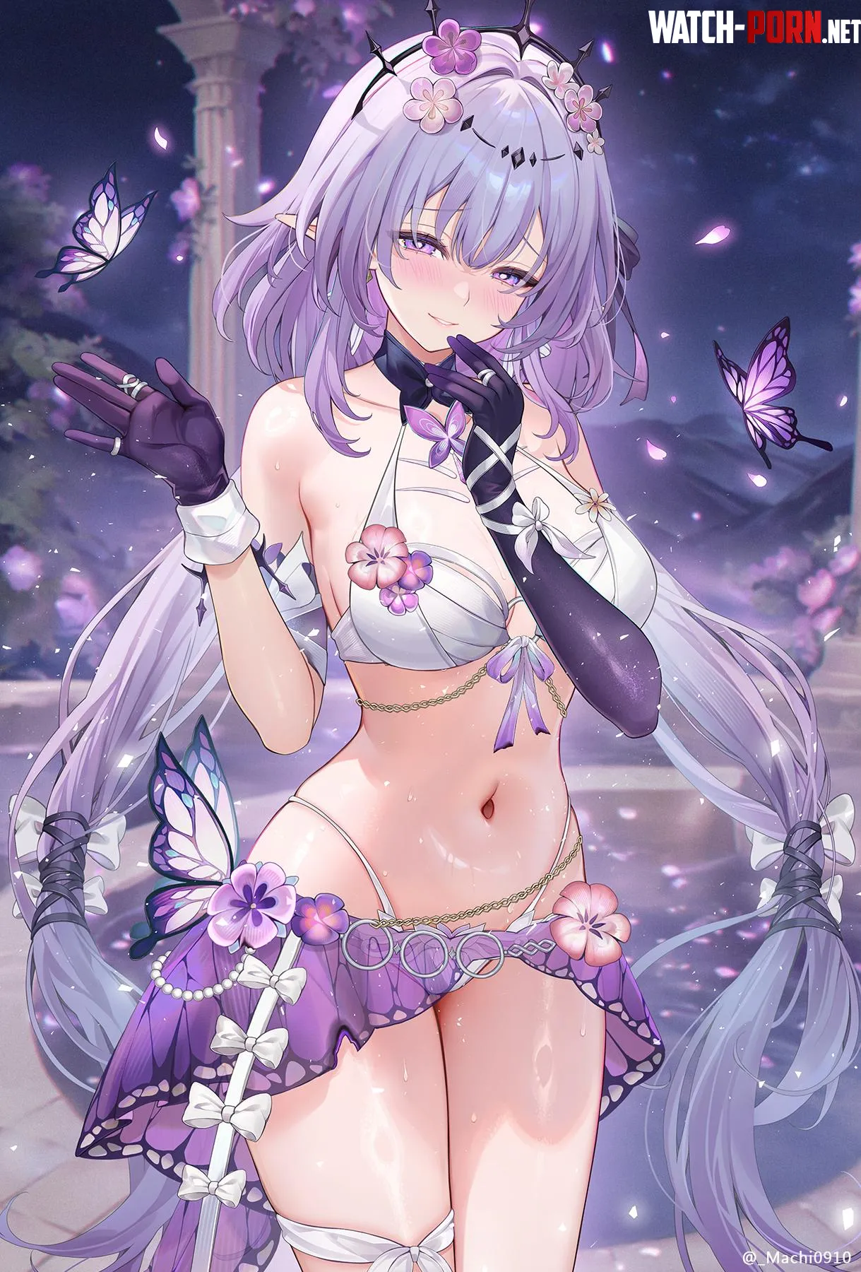 Castorice in bikini MACHI  Machi0910 Honkai Series  Honkai Star Rail by elegantloveglimmer
