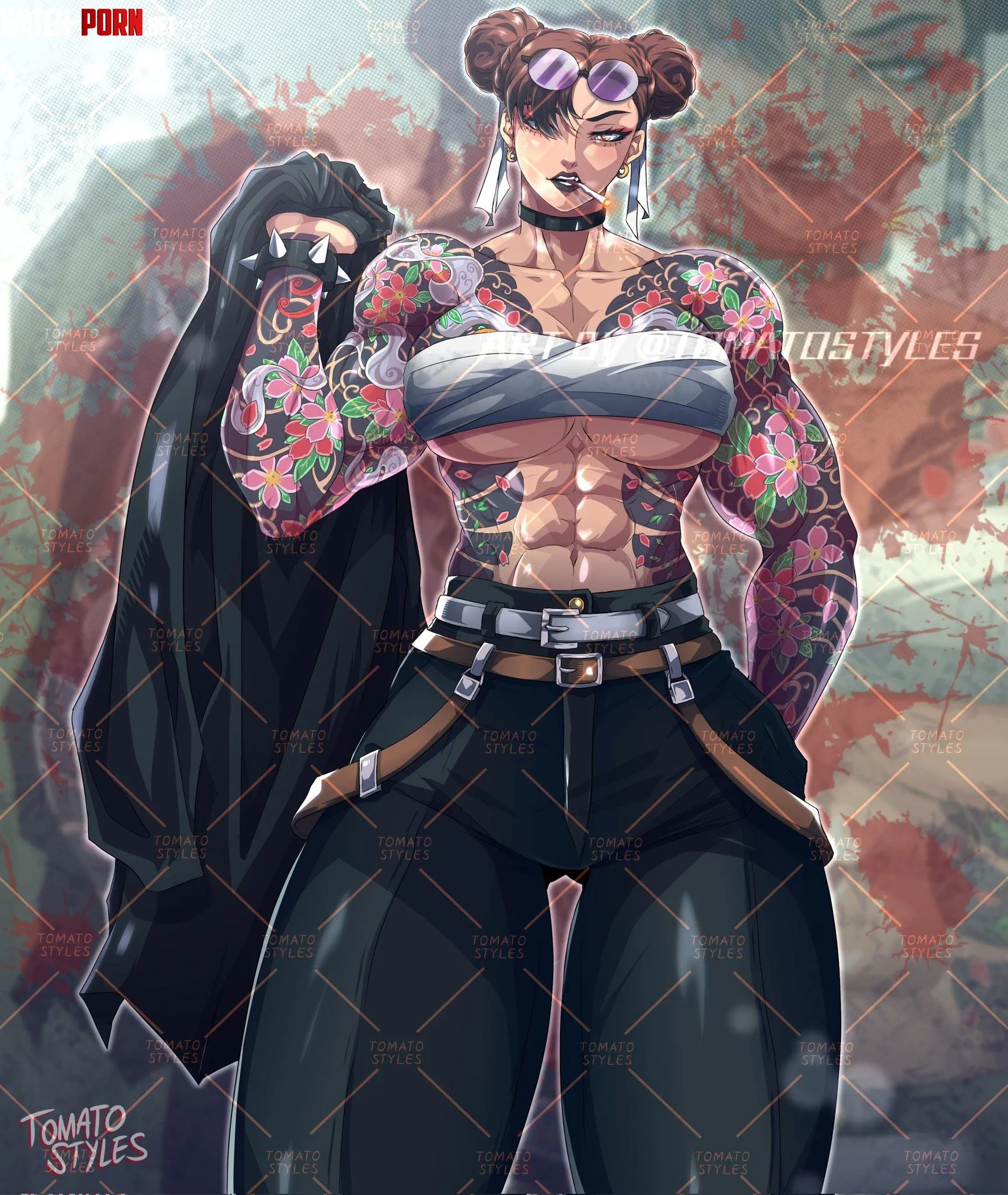 Triad ChunLi Tomato Styles Street Fighter by I_Am_Nioh