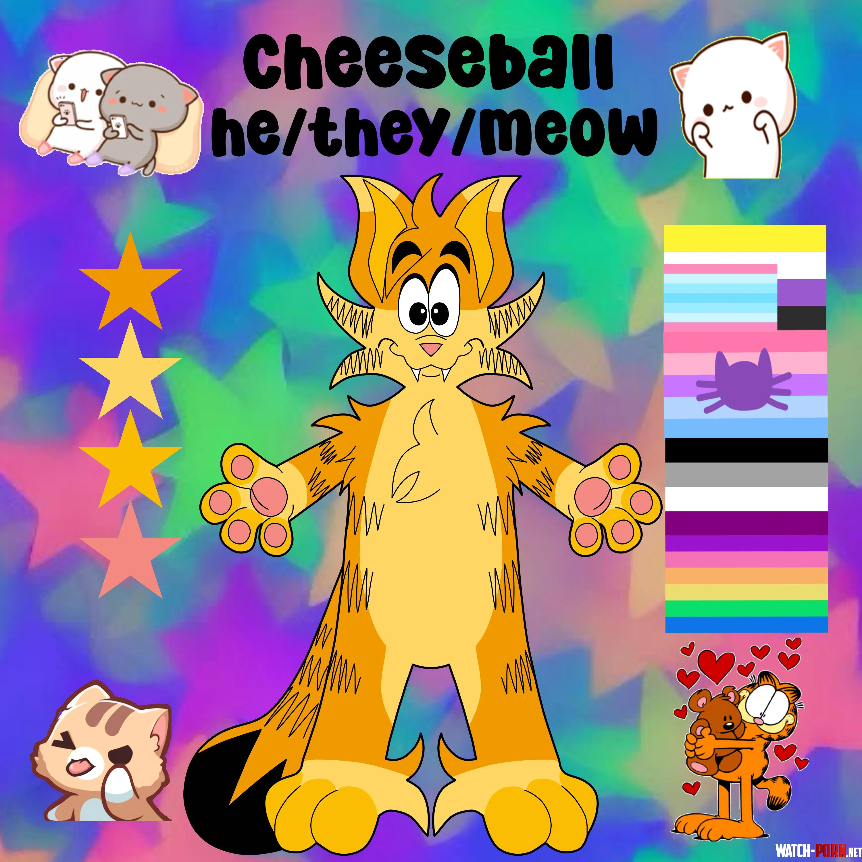 Drew my fursona yesterday 3 by lycatthropy