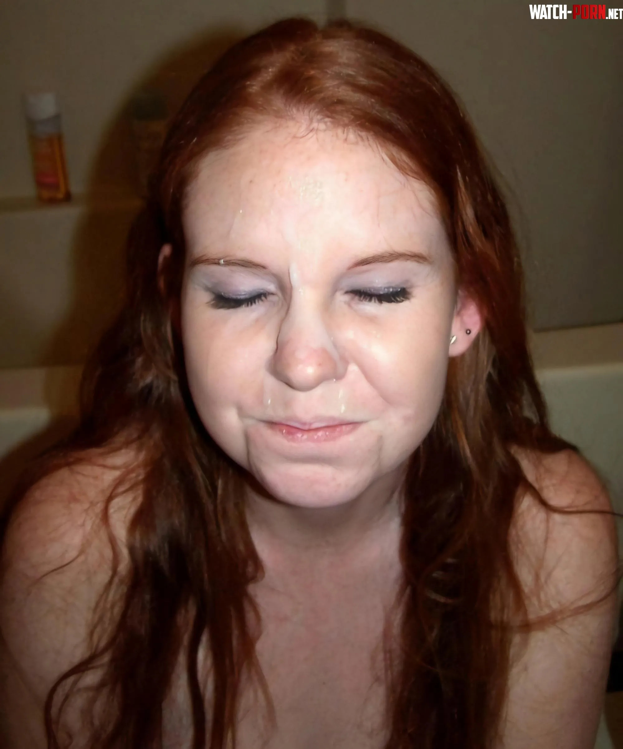 Ginger cum face by SpunkySpunkyAssMan