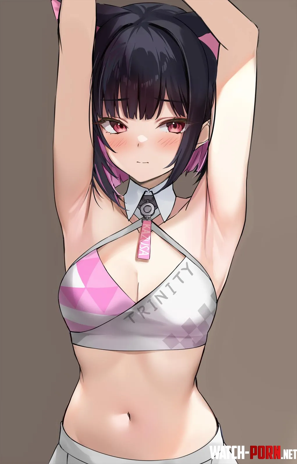 Kazusa arms up by McKnight94