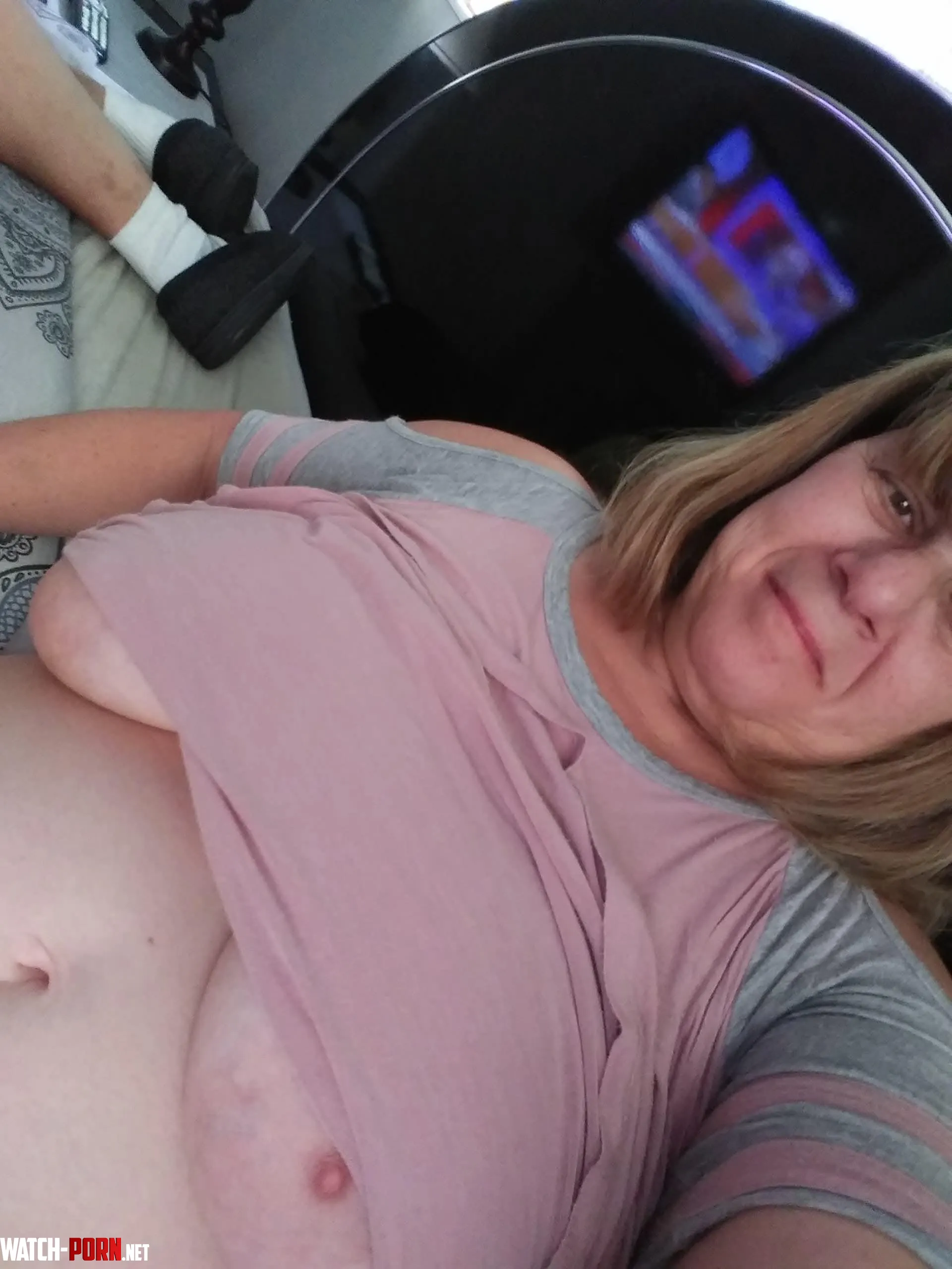Had this guy over last night and LOOK after round 2 today hes sleeping i guess grandma still has her touch by Front-Pea3685