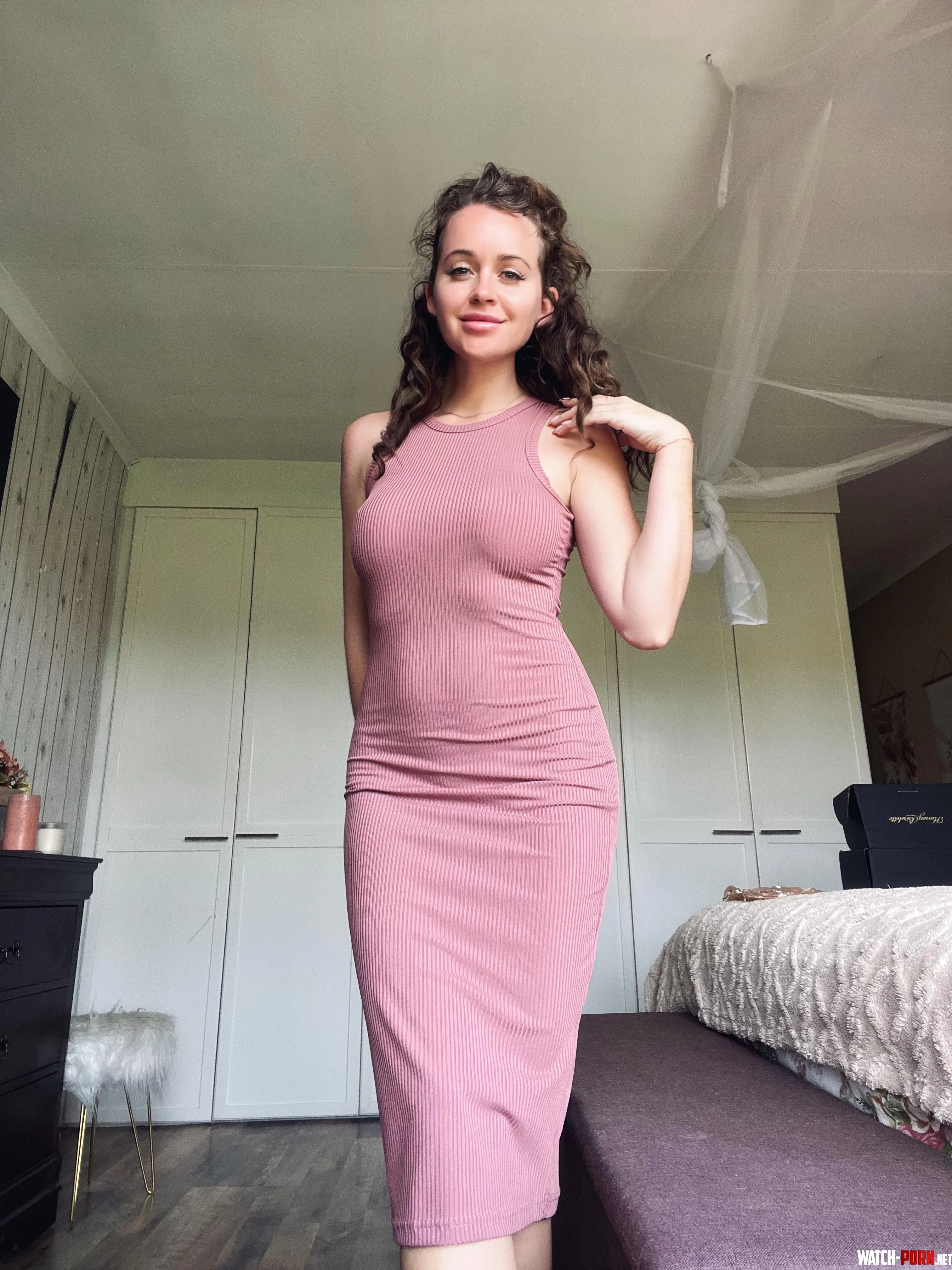 It would be a crime wearing a bra with this dress by maemegan95