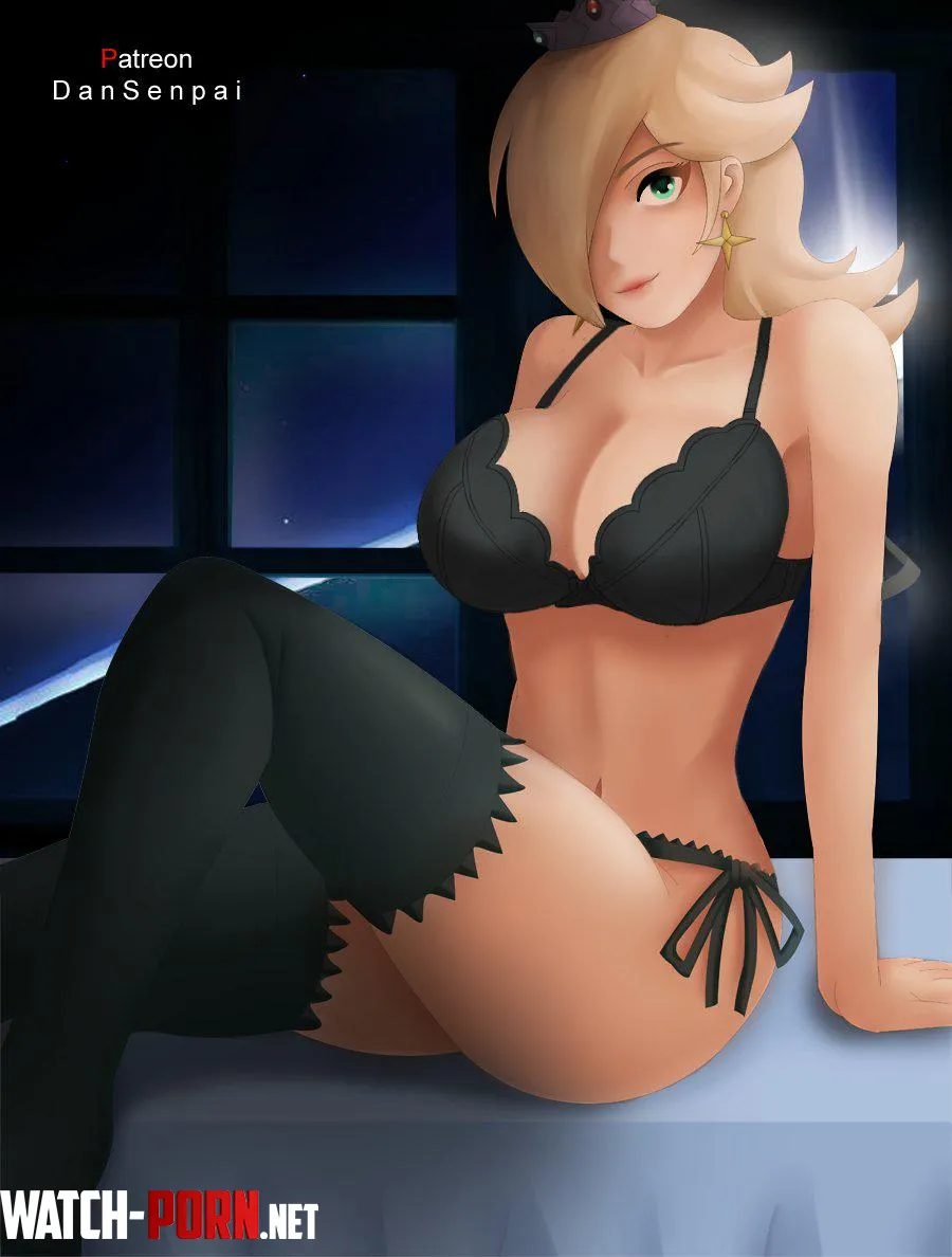 Rosalina in Black Super Mario Bros by A_MASSIVE_PERVERT