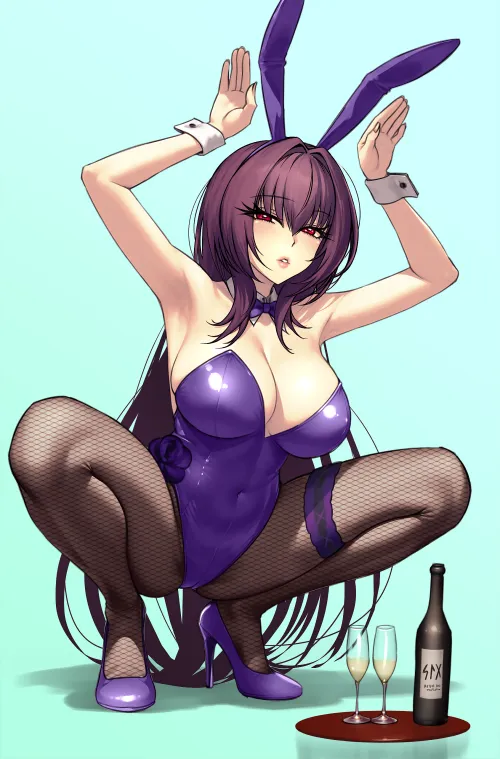 Thumbnail Bunny Scathach FateGO: The Iconic Animebodysuits Look | CheetahSperm18