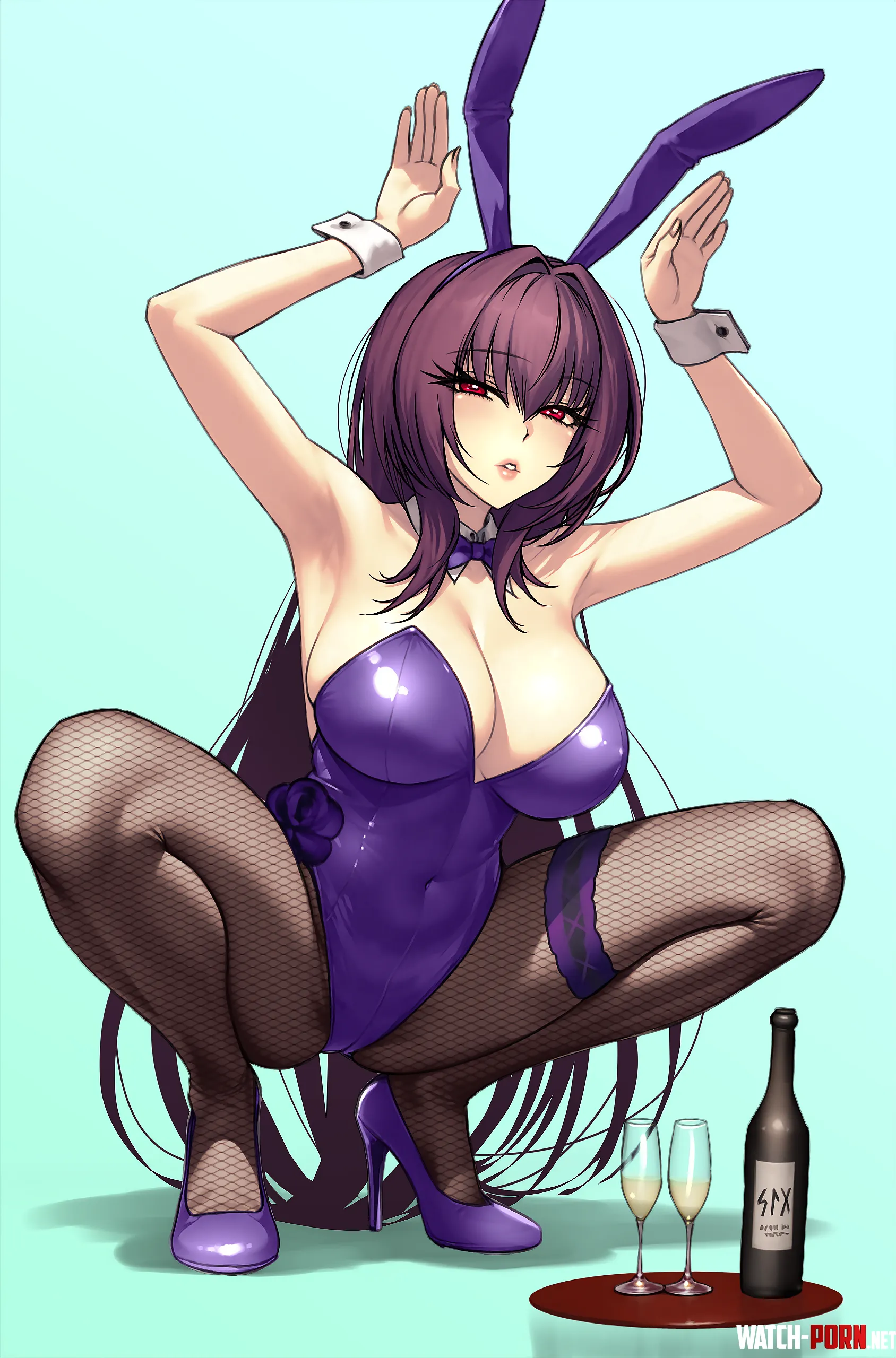 Bunny Scathach FateGO by CheetahSperm18