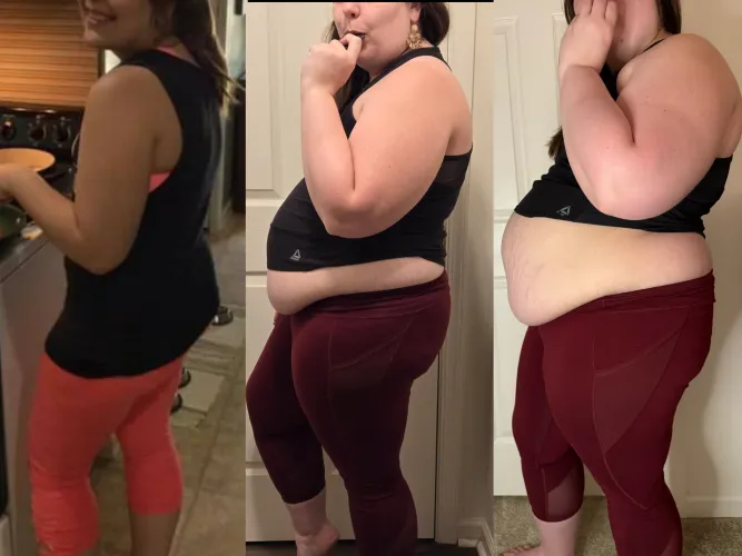 Thumbnail Growing Bigger: The Evolution of My Body by PiggyPolly | wgbeforeafter