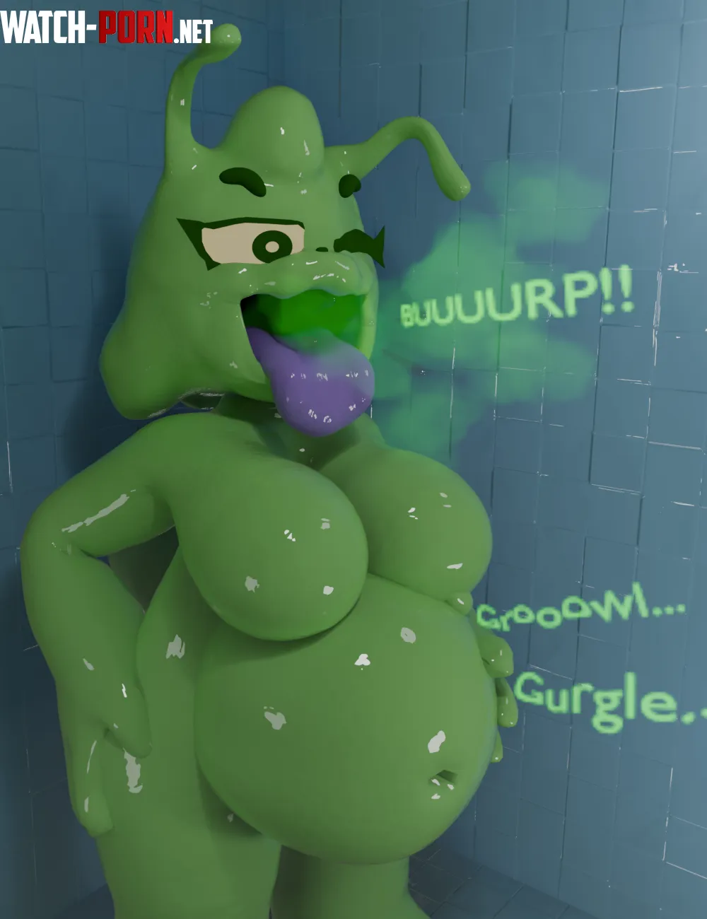 image Gassy full slug tummy OC by me Silly Roll by Silly-Roll-5885