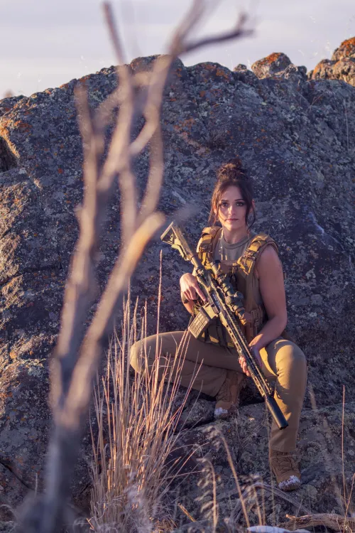 Thumbnail Shooting in the Desert: Action-Packed Girlswithguns by Gloomy-Morning3048
