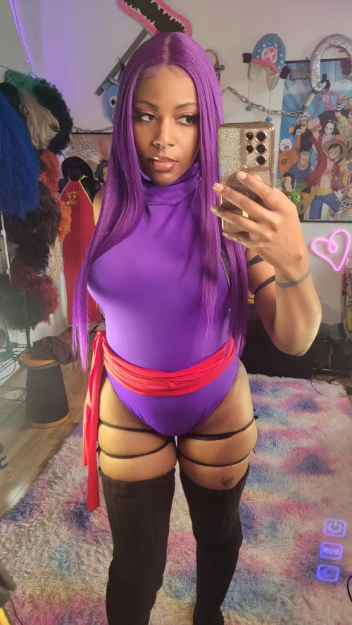 Thumbnail Purple and Teal - The Favorite Colors of GirlswithNeonHair by Charannelove