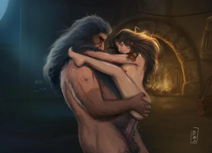 Thumbnail RajDrawHermione and Hagrid Reunion by Late-Rough-1944 | HarryPotterPorn Category
