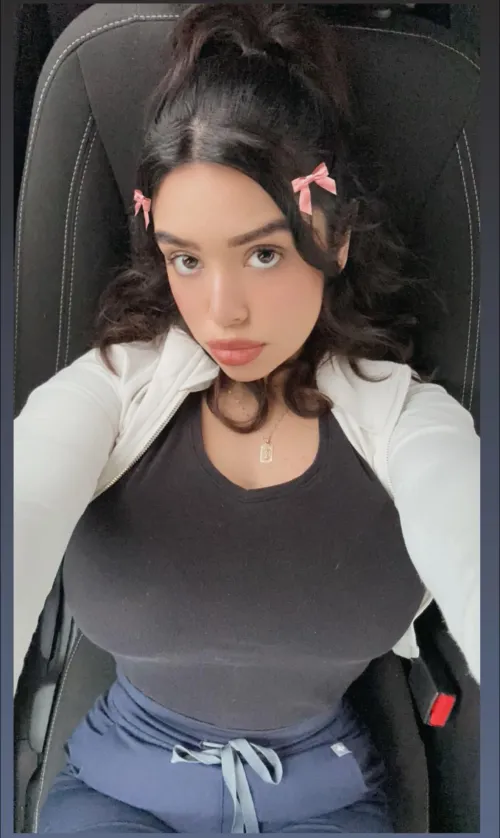 Thumbnail Busty Latina Nurse by playanesee | 2busty2hide