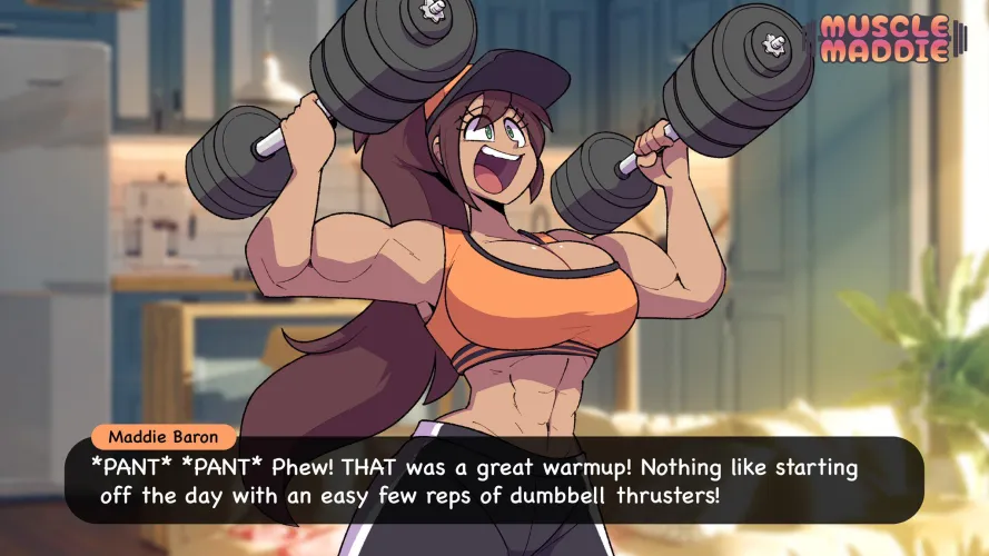 Thumbnail Muscle Maddie: An Artistic Tribute by Throwawheylmao