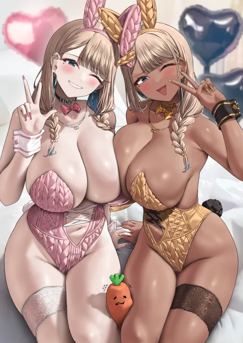 Thumbnail Bunny Asako & Yoruko Artists Original by xSaviour_N | BigAnimeTiddies