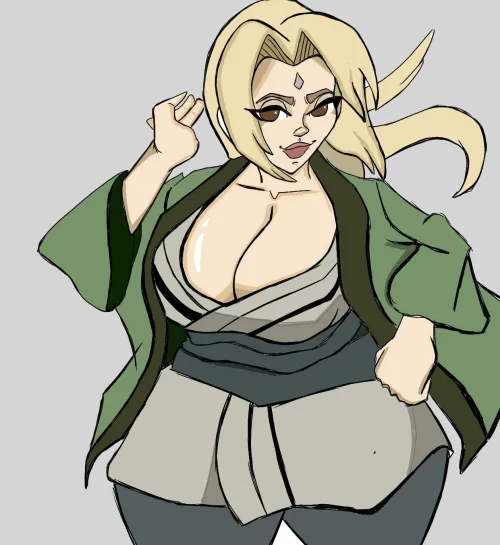 Thumbnail Tsunade Drawing: Artistic Creations by AmazingPassenger972