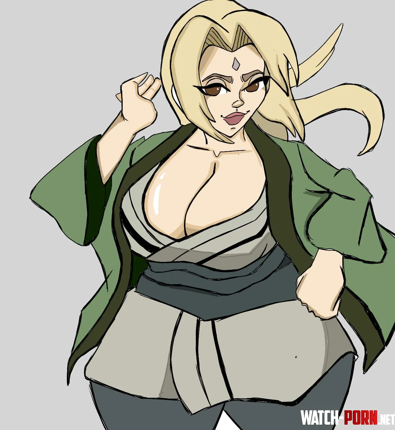 Tsunade drawing by AmazingPassenger972