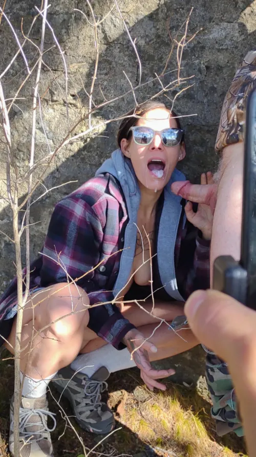 Thumbnail Outdoor Cumshot Skills - cumfetish by llebreknyTtoN