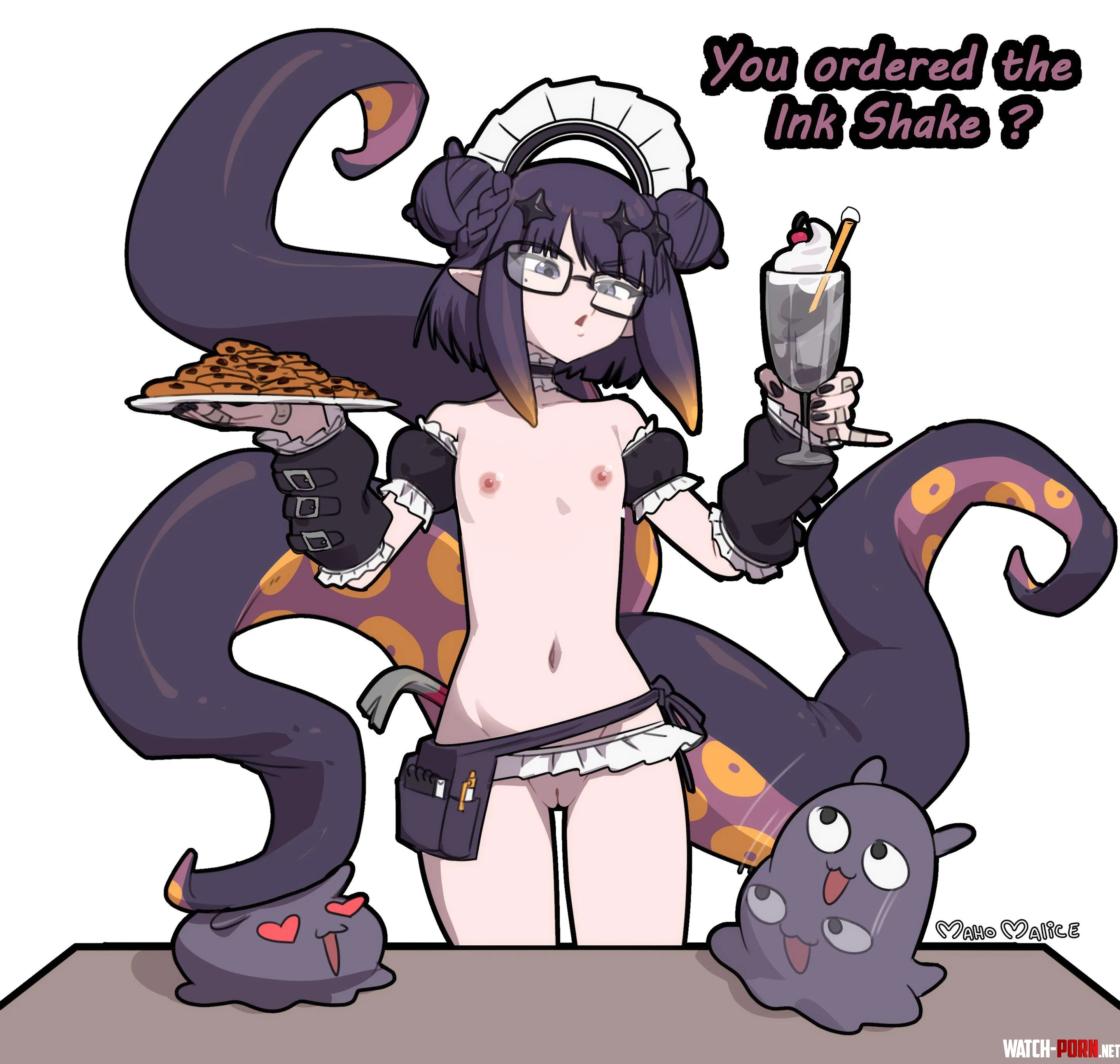 Maid Ina On Duty Hololive by Lovelycuttte