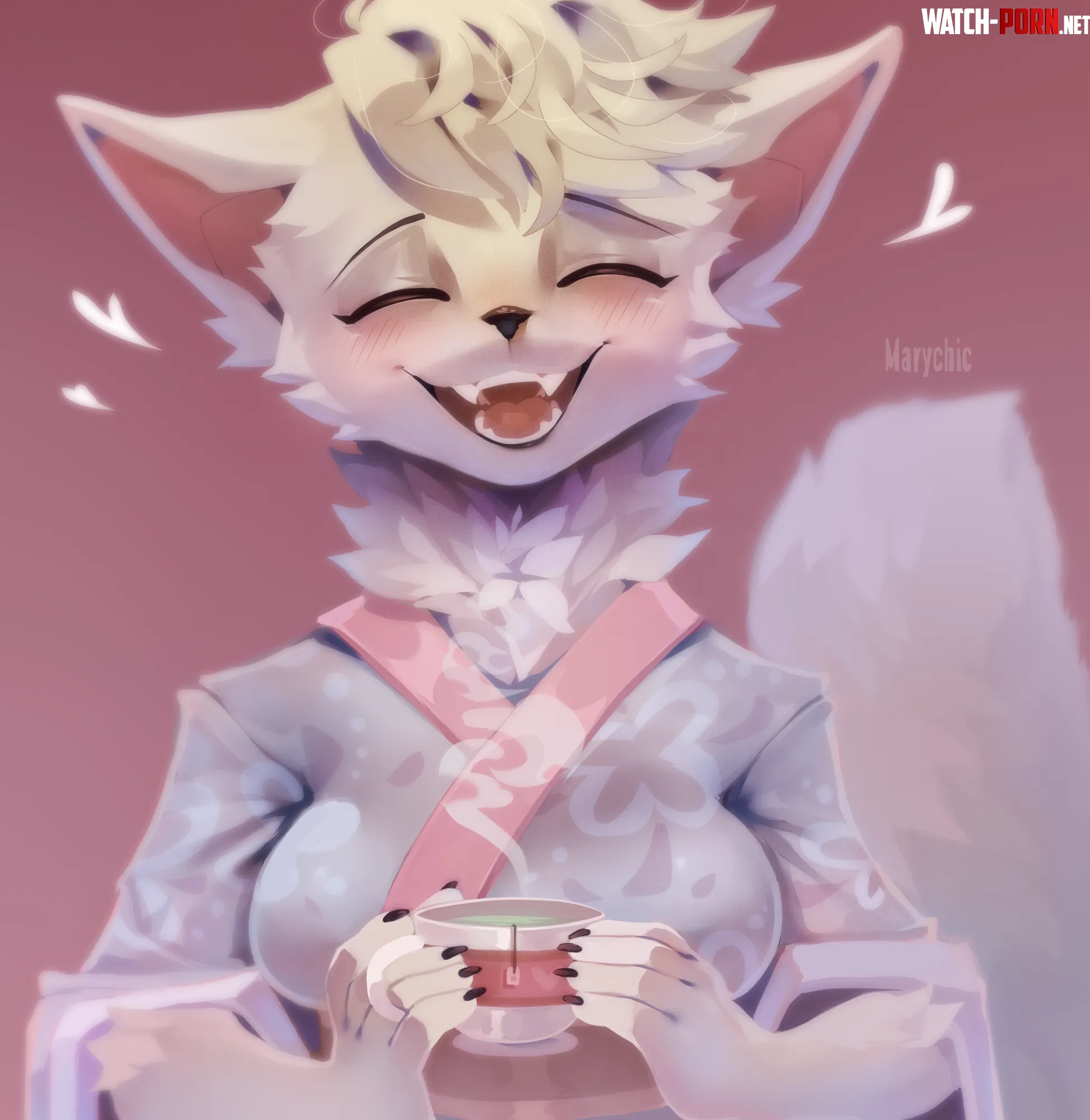 Tea is ready Art by me by Marychic3908