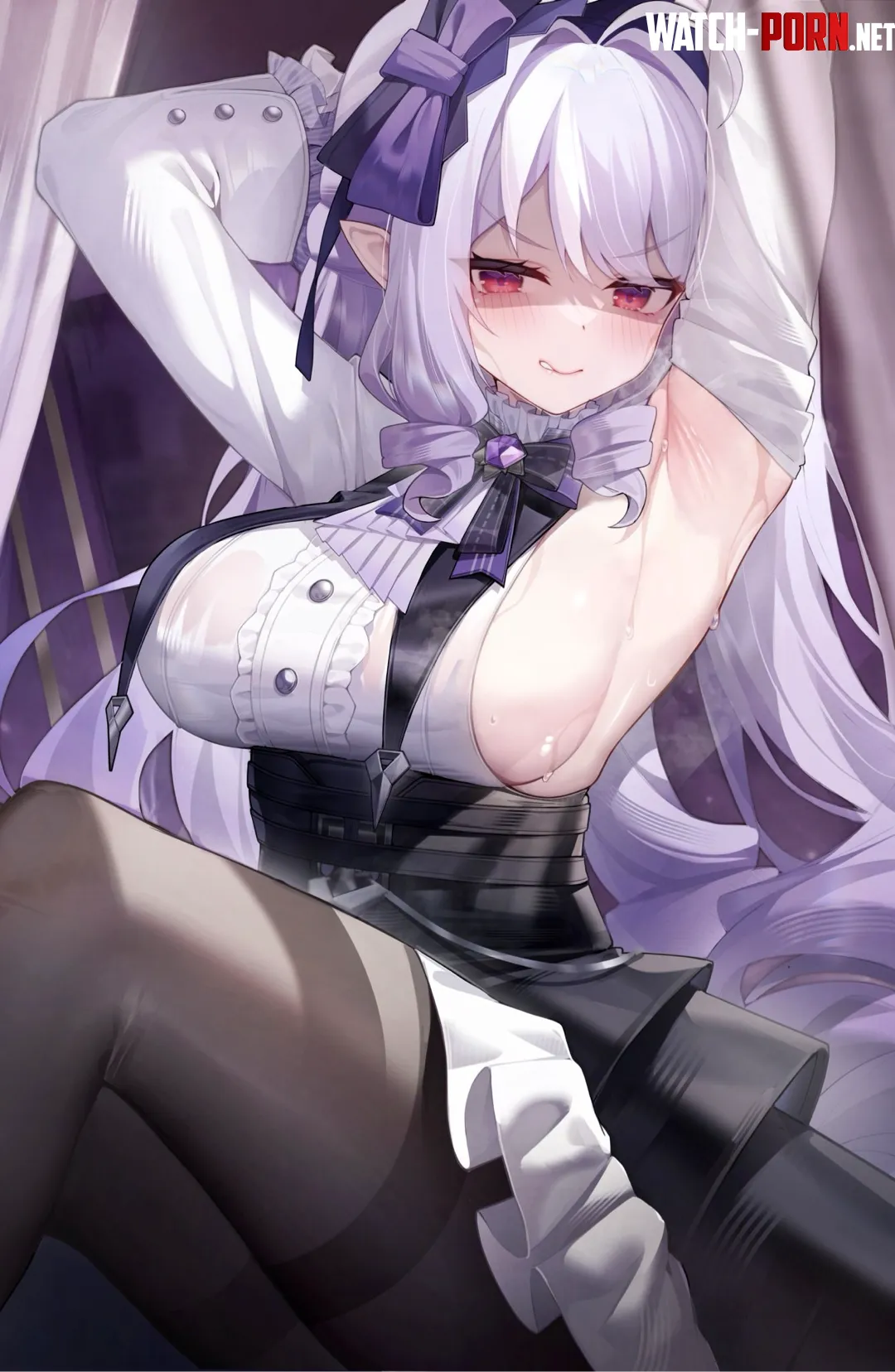 Angry Vivian Armpits Jihua Tong Zenless Zone Zero by llamanatee