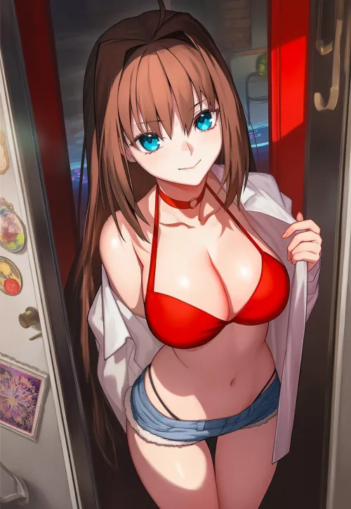Thumbnail Aozaki Aoko Type Moon: A Deep Dive into Anime Midriff by CheetahSperm18