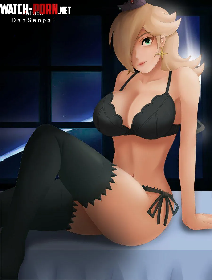 Rosalina in Black Super Mario Bros by A_MASSIVE_PERVERT